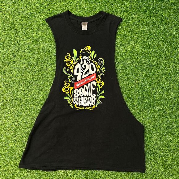 It’s 4:20 Somewhere Red Stripe Tank Top - Picture 1 of 4